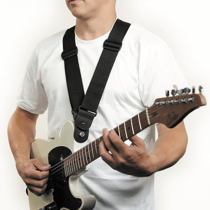 Planet Waves Dare Dual Shoulder Guitar Strap - Black