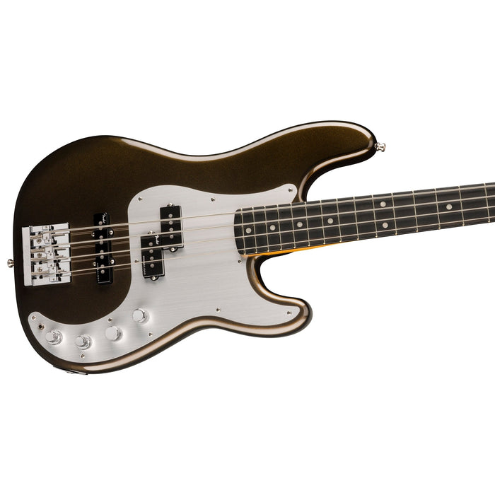 Fender American Ultra II Precision Bass Guitar, Ebony Fingerboard - Texas Tea