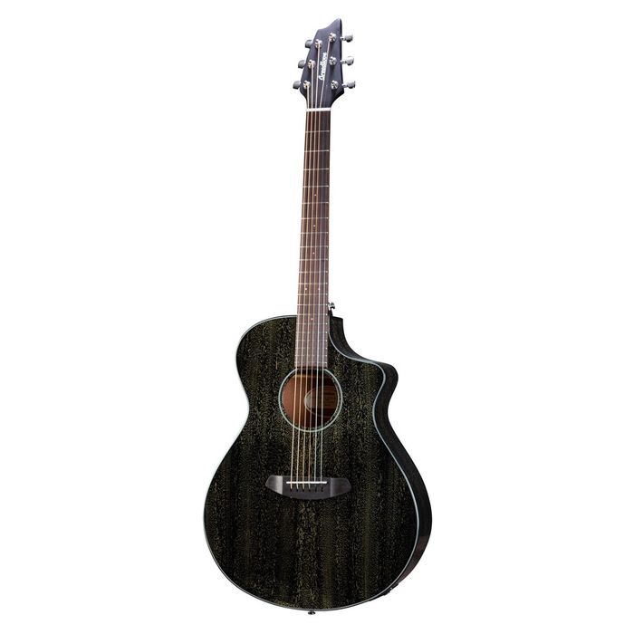 Breedlove ECO Rainforest S Concert CE Acoustic Guitar - Black Gold, African Mahogany - New