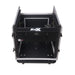 ProX T-12MRSSMK2 12U Vertical Rack Mount Flight Case with 10U Top for Mixer Combo Amp Rack with Caster Wheels