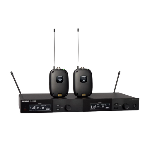 Shure SLXD14D Dual Body Pack Wireless System - G58 Band - Preorder - New