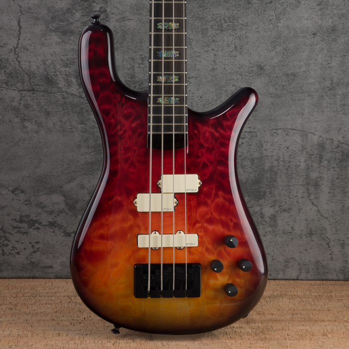 Spector USA Custom NS2 Bass Guitar - Lava Glow Gloss - #1276