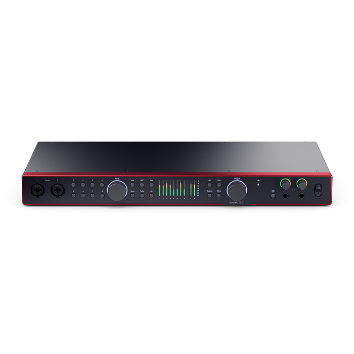 Focusrite Scarlett 18i20 4th Gen 18-In, 20-Out USB Audio Interface with Four 4th Gen Scarlett Mic Preamps