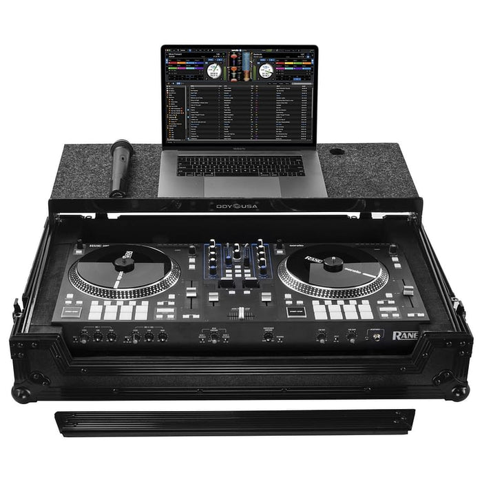 Odyssey Rane One Flight Case in Black with Patented Glide Platform