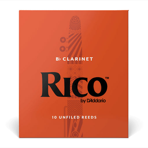 D'Addario RCA10 Rico Unfiled B-Flat Clarinet Reed 10-Pack - New,3