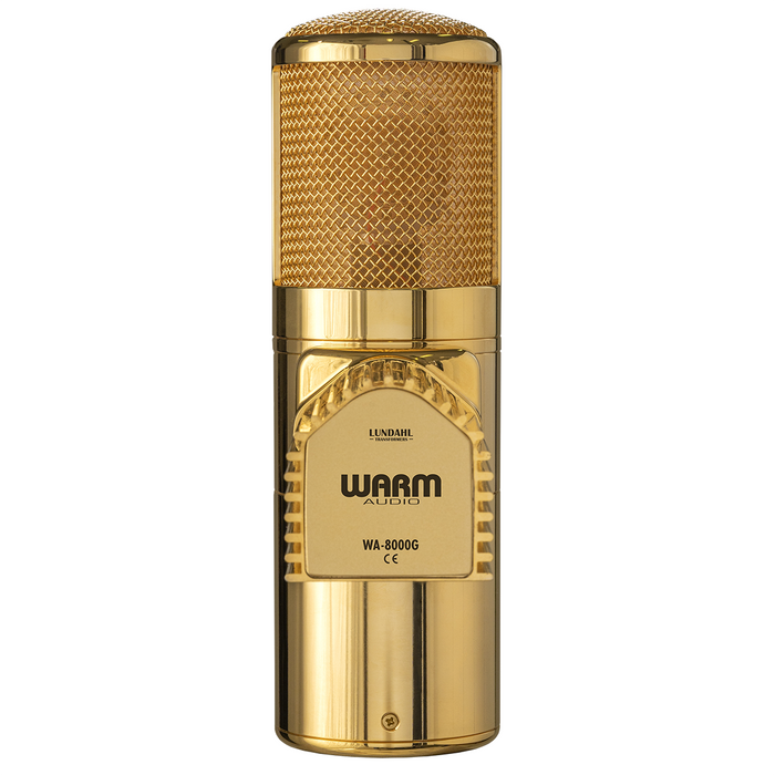 Warm Audio Limited Edition Gold WA-8000 Style Tube Condenser Microphone - Preorder