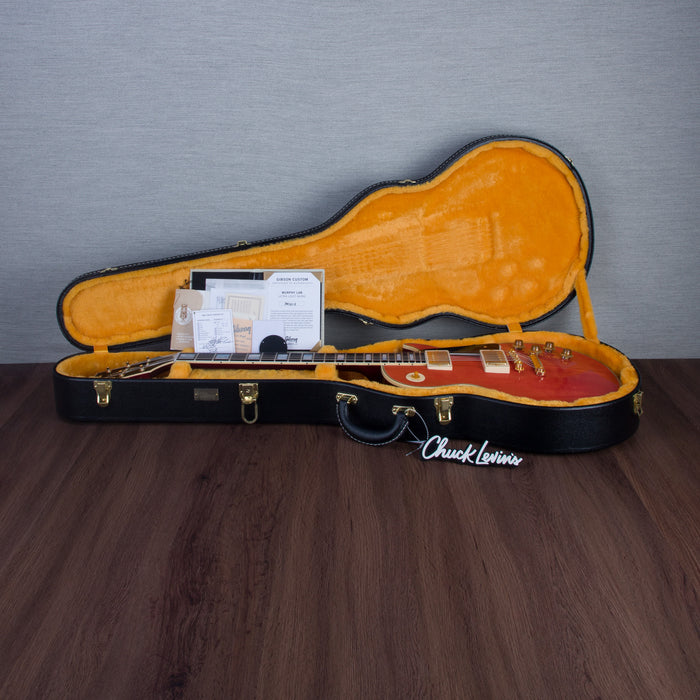 Gibson Custom Shop Murphy Lab 1957 Les Paul Custom Reissue, Gold Hardware - Watermelon King/Ultra Light Aged - CHUCKSCLUSIVE - #741212