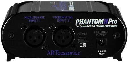 ART Phantom2 Pro Dual Channel 48V Phantom Power Supply