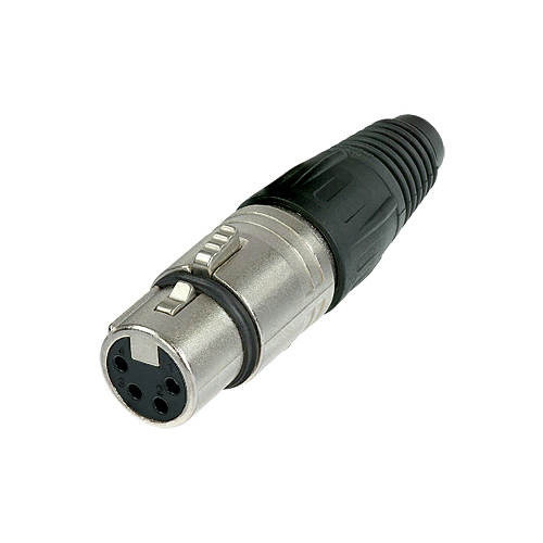 Neutrik NC4FX Cable End X Series 4 Pin Female - Nickel/Silver