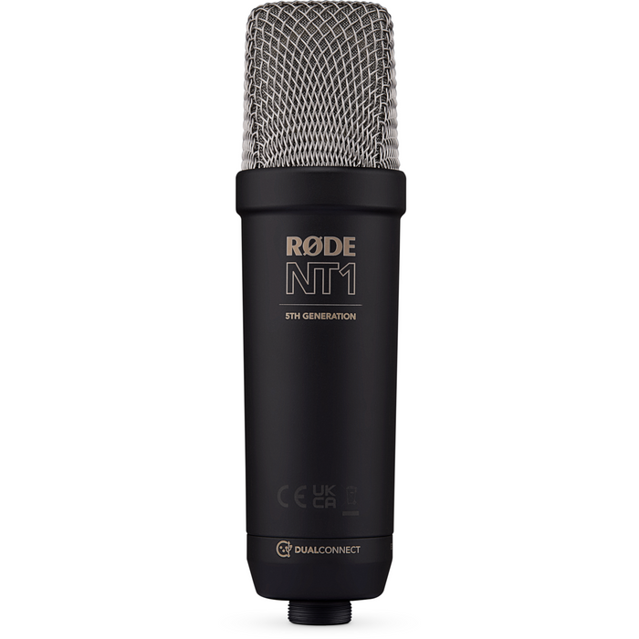 Rode NT1 5th Generation Studio Hybrid Cardioid Condenser Microphone - Black