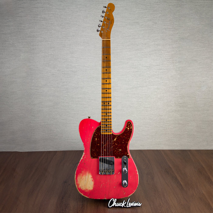 Fender Custom Shop 1950 Esquire Heavy Relic Electric Guitar - Watermelon King - CHUCKSCLUSIVE - #R127213