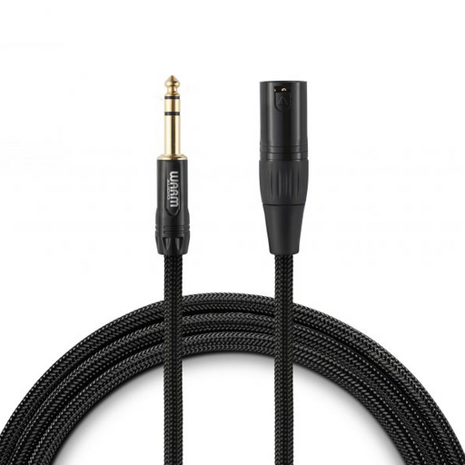 Warm Audio Prem-XLRm-TRSm-6' Premier Gold XLR Male to TRS Male Cable - 6-foot