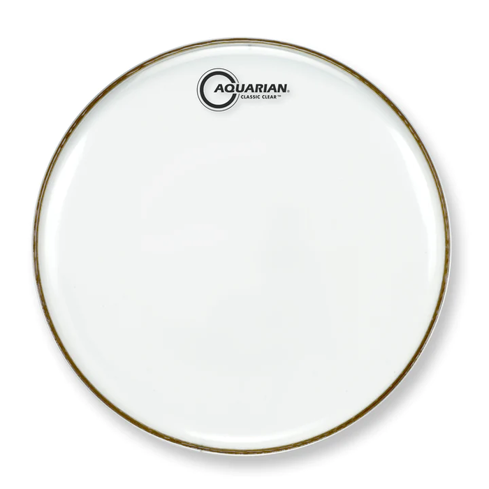 Aquarian CCSN15 Classic Clear Resonant Bottom Snare Head - Mint, Open Box