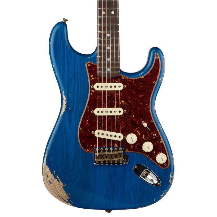 Fender Custom Shop 1969 Stratocaster Heavy Relic - Sapphire Blue Transparent - CHUCKSCLUSIVE - #R117235