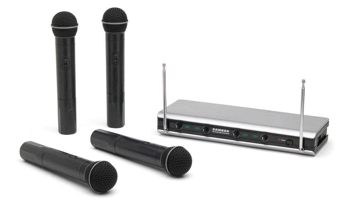 Samson Stage v466 Quad Vocal Wireless System - A Band