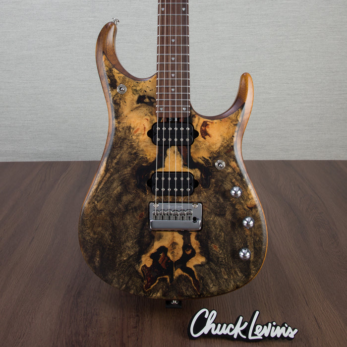 Ernie Ball Music Man Ball Family Reserve John Petrucci JP15 Electric Guitar - Butterscotch Burl