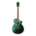 Ibanez AEWC32FM Acoustic Guitar - Dark Green Sunset Fade High Gloss