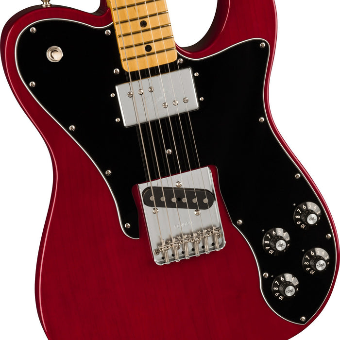 Fender American Vintage II 1977 Telecaster Custom Electric Guitar - Maple Fingerboard, Wine - New