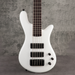 Spector Bantam 5-String Medium-Scale Bass Guitar - Solid White - #21NB18396