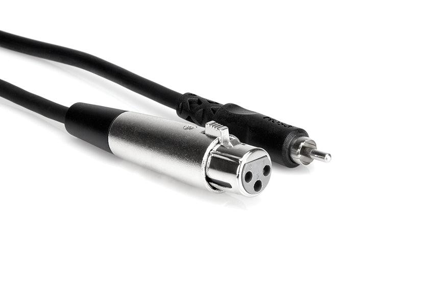 Hosa XLRF - RCA Unbalanced Interconnect Cable - 5ft