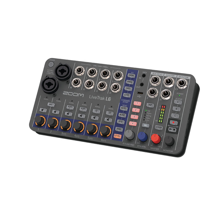 Zoom LiveTrak L6 10-Track Digital Mixer Recorder - Preorder