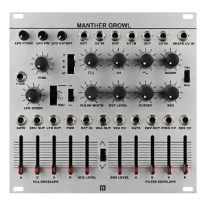 Malekko Manther Growl Monophonic Synth Voice For Eurorack Module - New