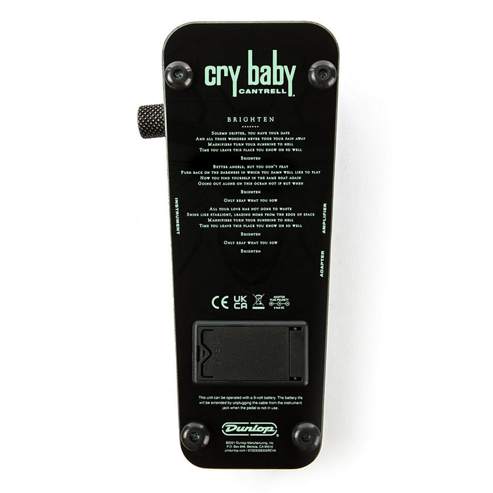 Dunlop Jerry Cantrell Cry Baby Firefly Wah Pedal