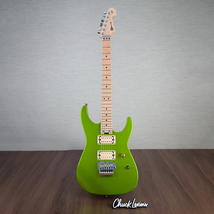 Charvel Masterbuilt Dinky 2H Electric Guitar - Lime Green Metallic - #C13142