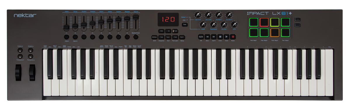 Nektar Technology Impact LX61+ 61-Key USB MIDI Controller