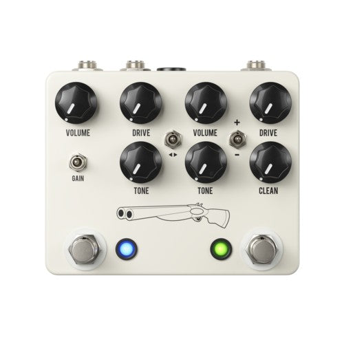 JHS Double Barrel V4 Overdrive Guitar Pedal