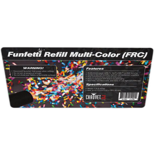 Chauvet DJ FRC Funfetti Shot Refill - Color