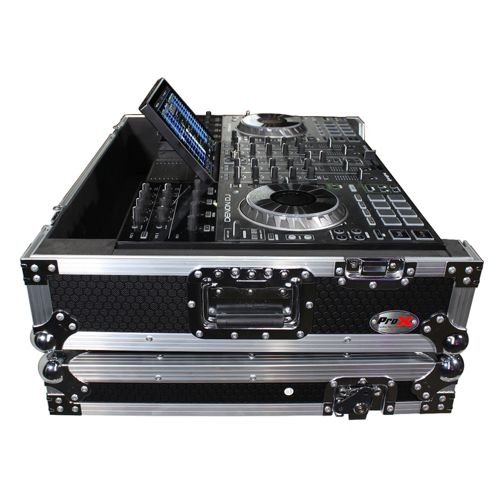 ProX XS-PRIME4 W Flight Case for Denon Prime 4 Standalone DJ System with Wheels