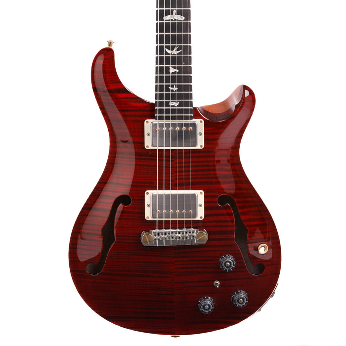 PRS Hollowbody II Piezo 10-Top Electric Guitar - Black Red Tiger