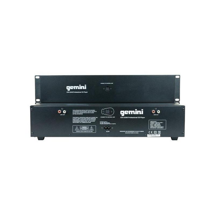 Gemini CDX2250I Rackmountable Dual CD and Media player