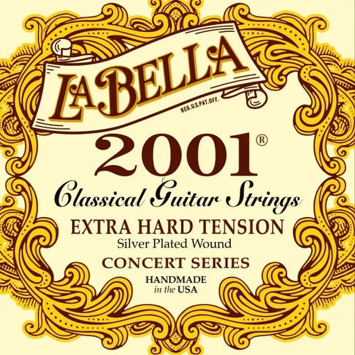 La Bella 2001 Classical Extra Hard Tension Guitar Strings