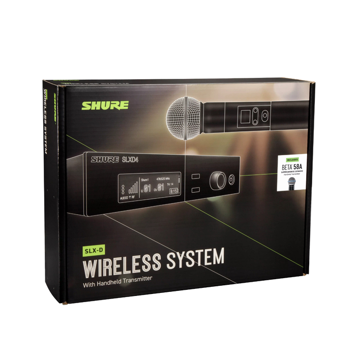 Shure SLXD24/B58 Wireless Microphone System - J52 Band