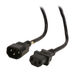 ADJ Accu-Cable ECCOM-10 IEC Male to IEC Female Black AC Extension Cord - 10-Foot