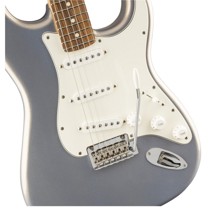 Fender Player Stratocaster Electric Guitar - Silver, Pau Ferro Fingerboard - New