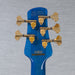 Spector Euro5 LT 5-String Bass Guitar - Exotic Poplar Burl Blue Fade - CHUCKSCLUSIVE - #]C121SN 21056