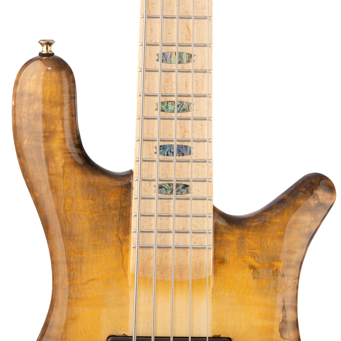 Spector USA Custom NS5 5-String Bass Guitar - Cinnamon Glow - CHUCKSCLUSIVE - #583