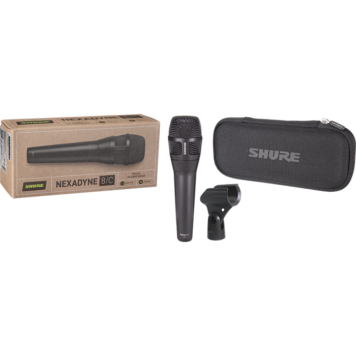 Shure NXN8/C Nexadyne 8/C Cardioid Handheld Vocal Microphone - Black