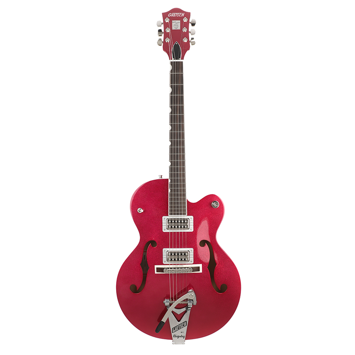 Gretsch G6120T-HR Brian Setzer Signature Hot Rod Hollow Body With Bigsby - Magenta Sparkle - New