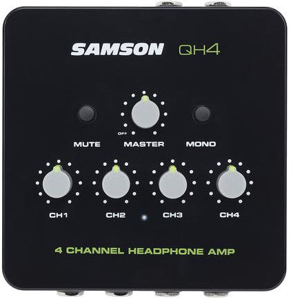 Samson QH4 4-Channel Headphone Amplifier - Mint, Open Box