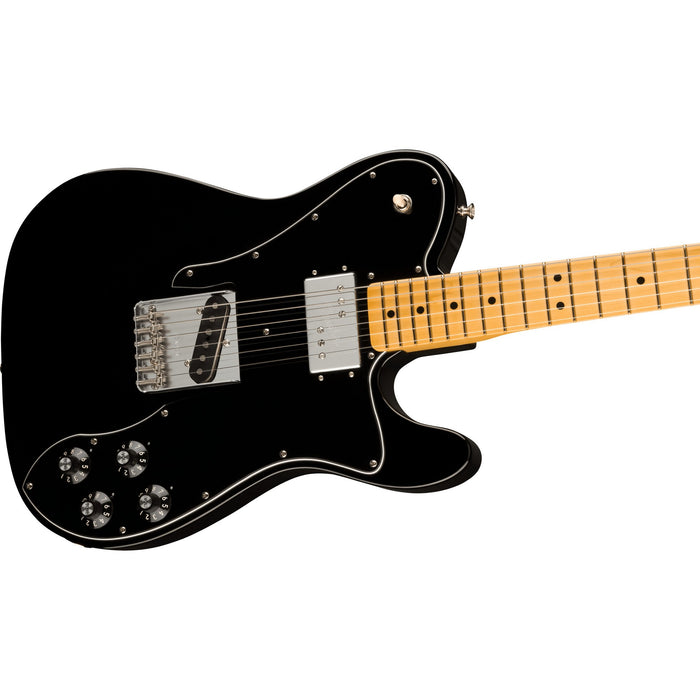 Fender American Vintage II 1977 Telecaster Custom Electric Guitar - Maple Fingerboard, Black