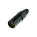 Neutrik NC6MX-B Cable End X Series 6 Pin Male - Black/Gold