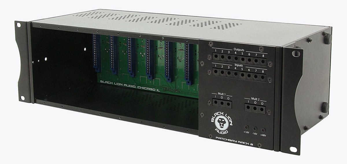 Black Lion PBR8 8 Slot 500 Series Rack / Patchbay