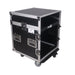 ProX T-12MRSSMK2 12U Vertical Rack Mount Flight Case with 10U Top for Mixer Combo Amp Rack with Caster Wheels