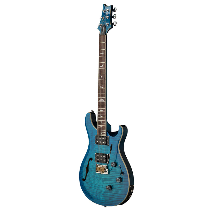 PRS SE Custom 24 Semi-Hollowbody Piezo Electric Guitar - Lake Blue