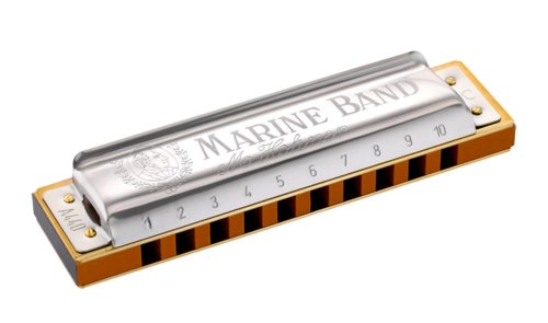 Hohner 1896BX-EF Marine Band Harmonica - Key Of Eb