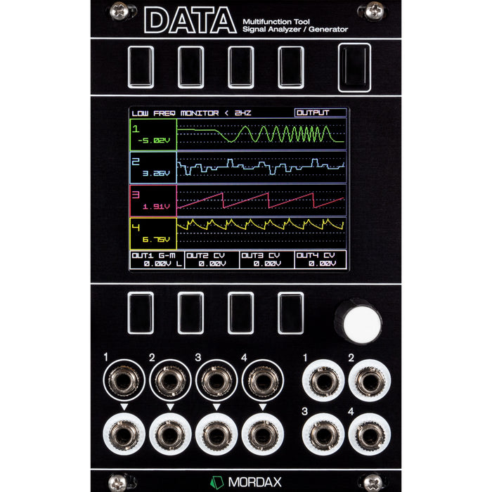 Mordax DATA Multi-function Utility Eurorack Module - Black